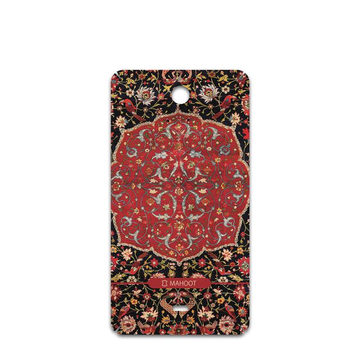 برچسب پوششی ماهوت مدل Persian-Carpet-Red مناسب برای گوشی موبایل مایکروسافت Lumia 430 MAHOOT Persian-Carpet-Red Cover Sticker for microsoft Lumia 430